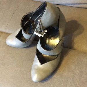 Sweetheart🖤Grey&Black PinUp Heels